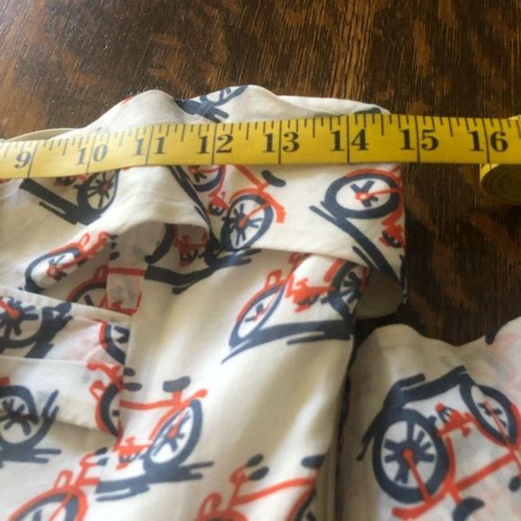 Anthropologie Strapless Dress with Bicycle Print - Picture 12 of 15